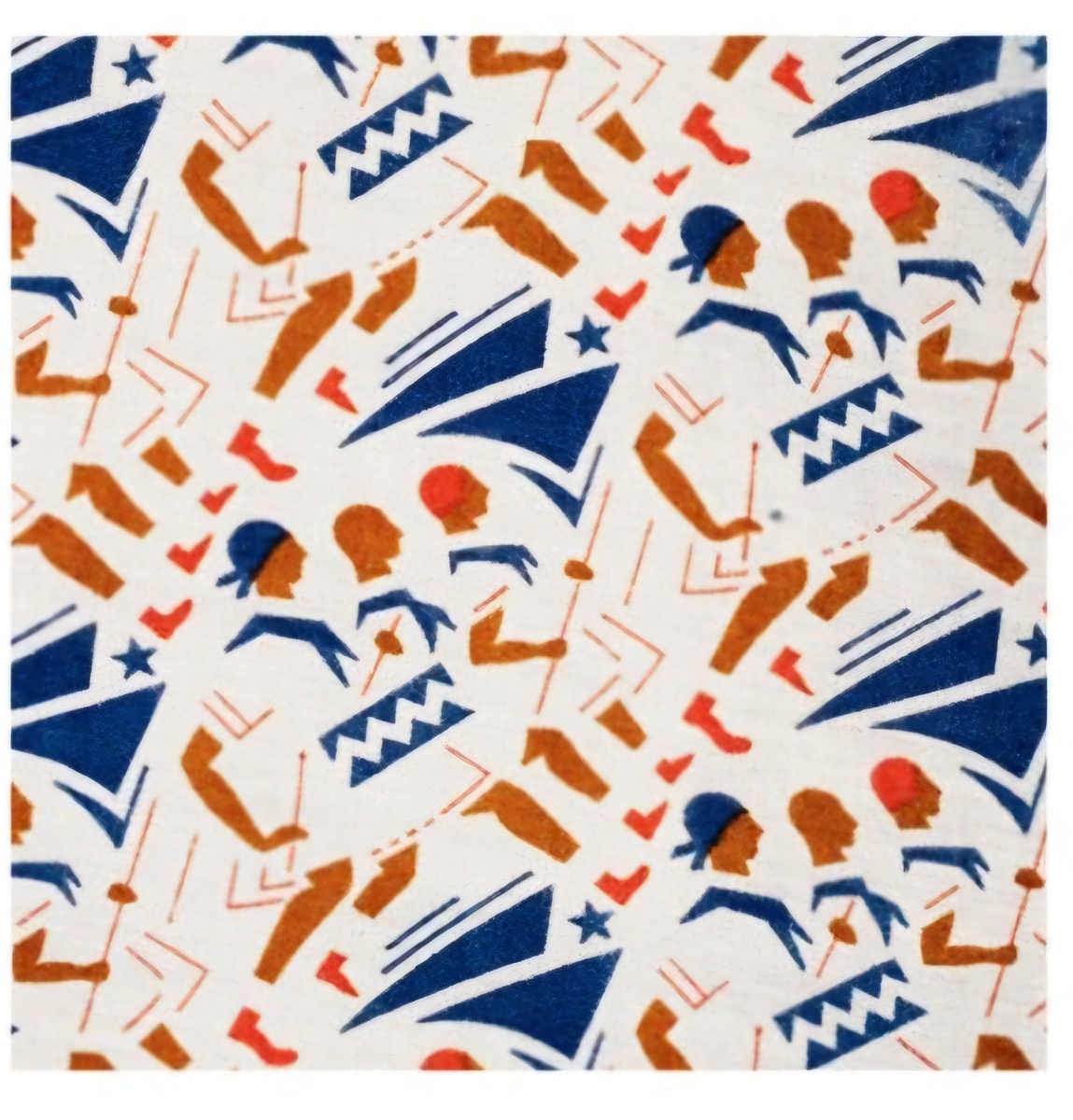 В. Хвостенко «Шагающие пионеры», 1929—1932 гг