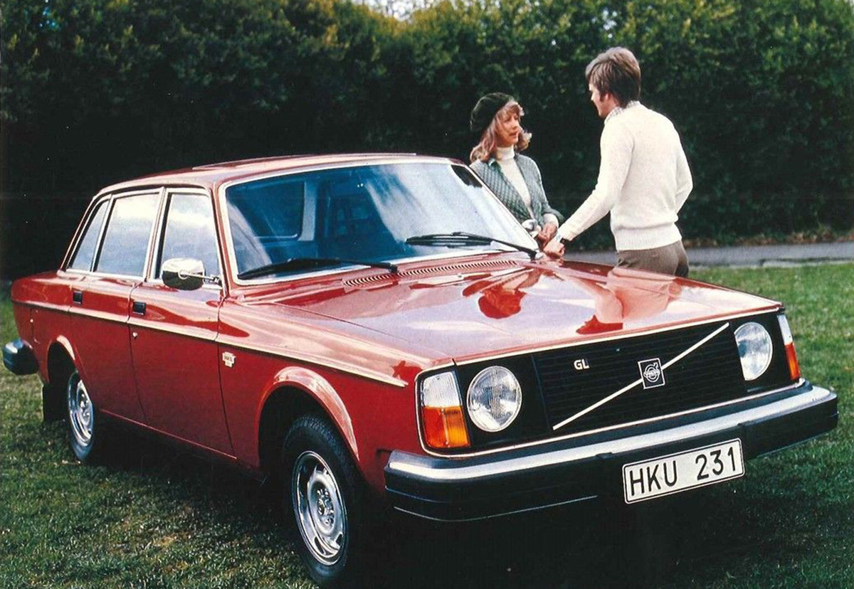 Volvo 244 GL, 1975–77. Фото: Volvo