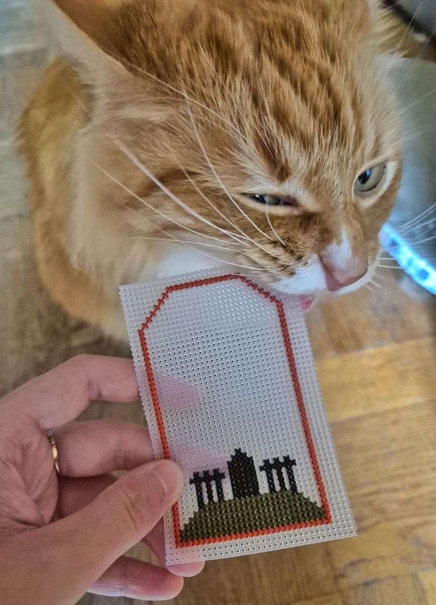 Рич откусил чутка канвы и сказал что не вкусно 😁