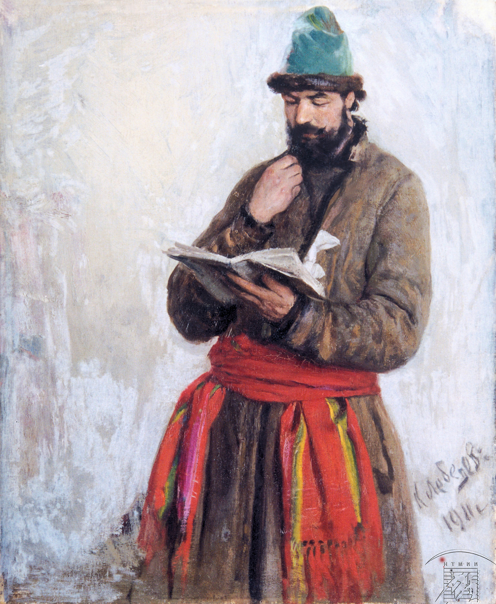 Лебедев Клавдий Васильевич "Купец Калашников", 1911. (Источник: histories.artmnt.ru)