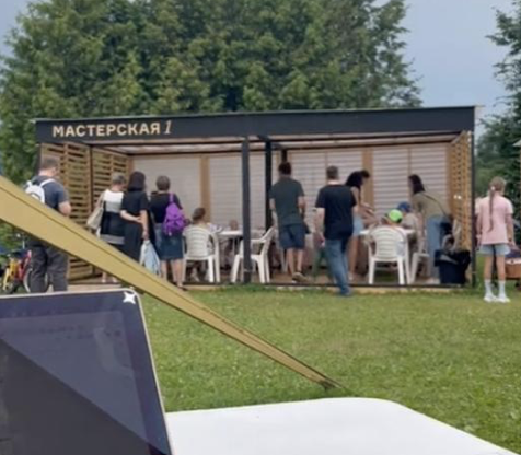 На фестивале "Дачное Царицыно"