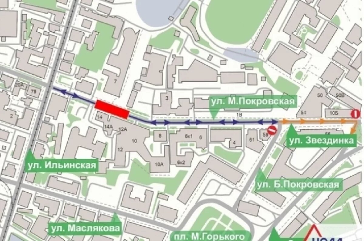    С 18 июля движение у Звездинки будет в обратную сторону в Нижнем Новгороде