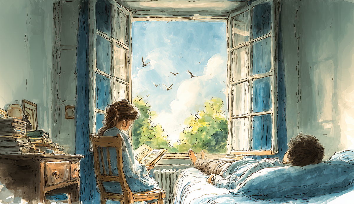 Иллюстрация Маргариты Царевой при помощи Midjourney