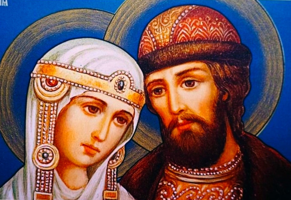 Православные святые Пётр и Феврония Муромские.