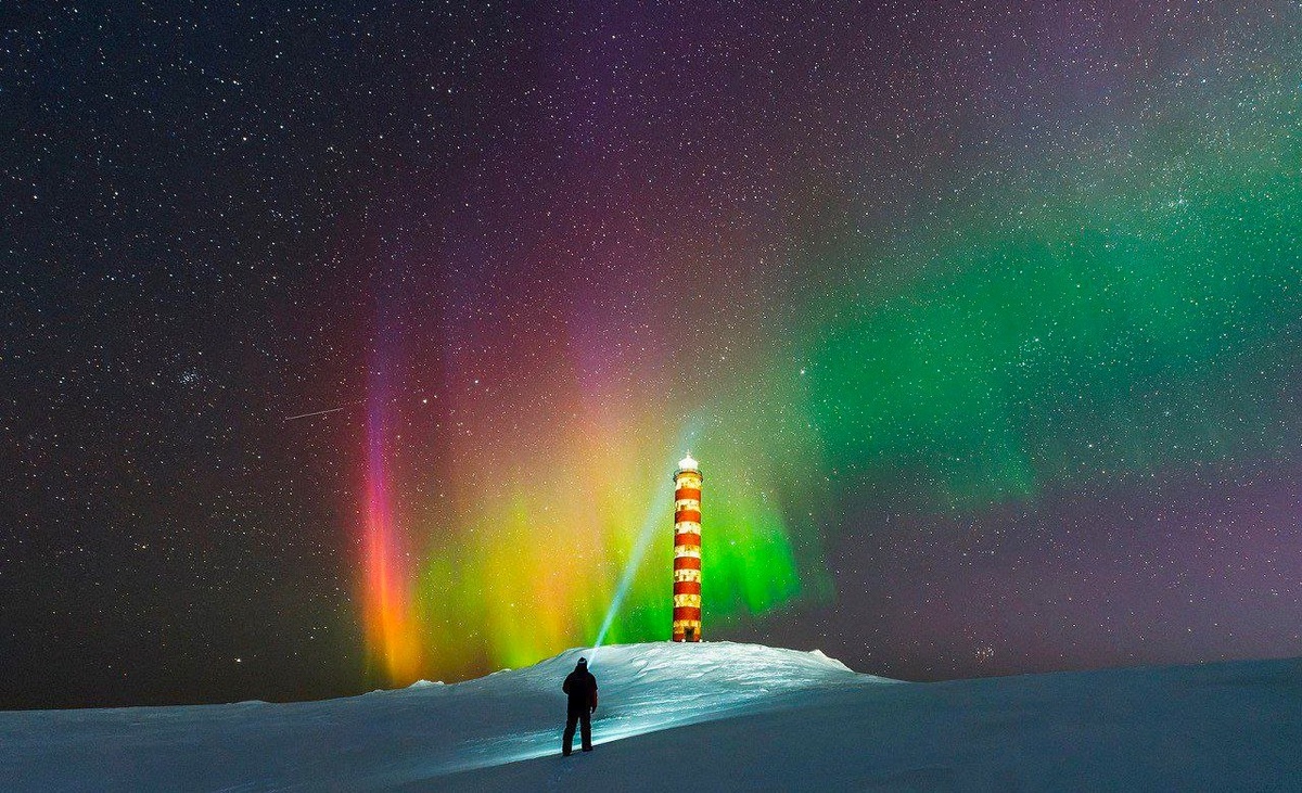 Маяк у села Шойна, НАО. Фото: Виктор Куликов. Источник: t.me/pdminstroy