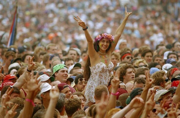 Фото с фестиваля Woodstock