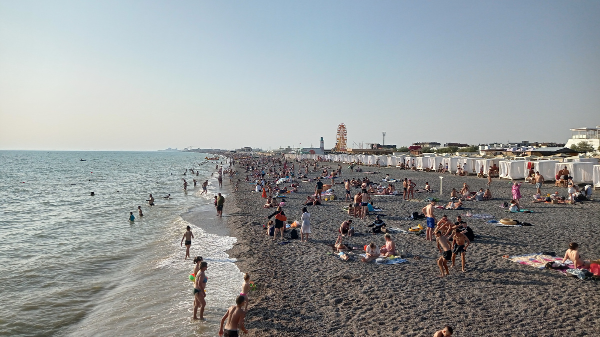 Пляж в Новофедоровке