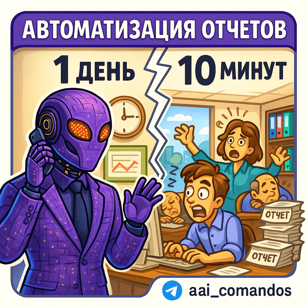    Автоматизация отчетов: 19:30 работы в неделю сокращается до 10 минут в день даже если не разбираешься в Power BI Дмитрий Попов | Comandos.ai