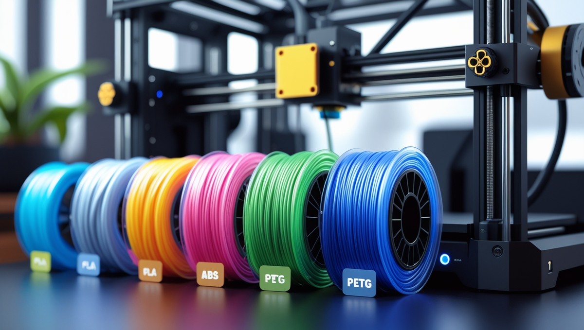 Какие материалы используются в 3D печати: сравнение PLA, ABS, PETG и других