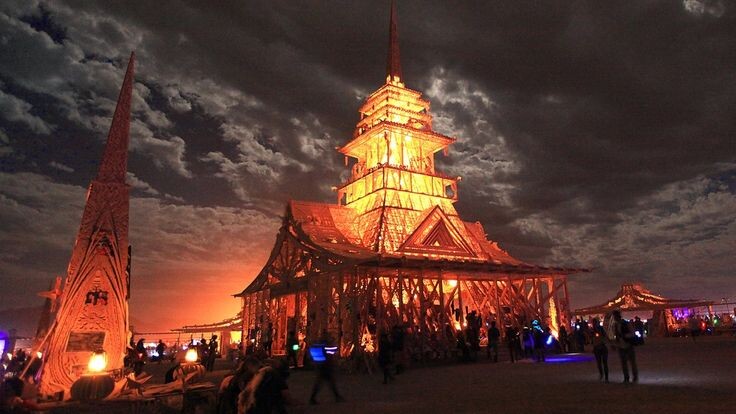 США, Невада, Black Rock Desert, Burning Man Festival