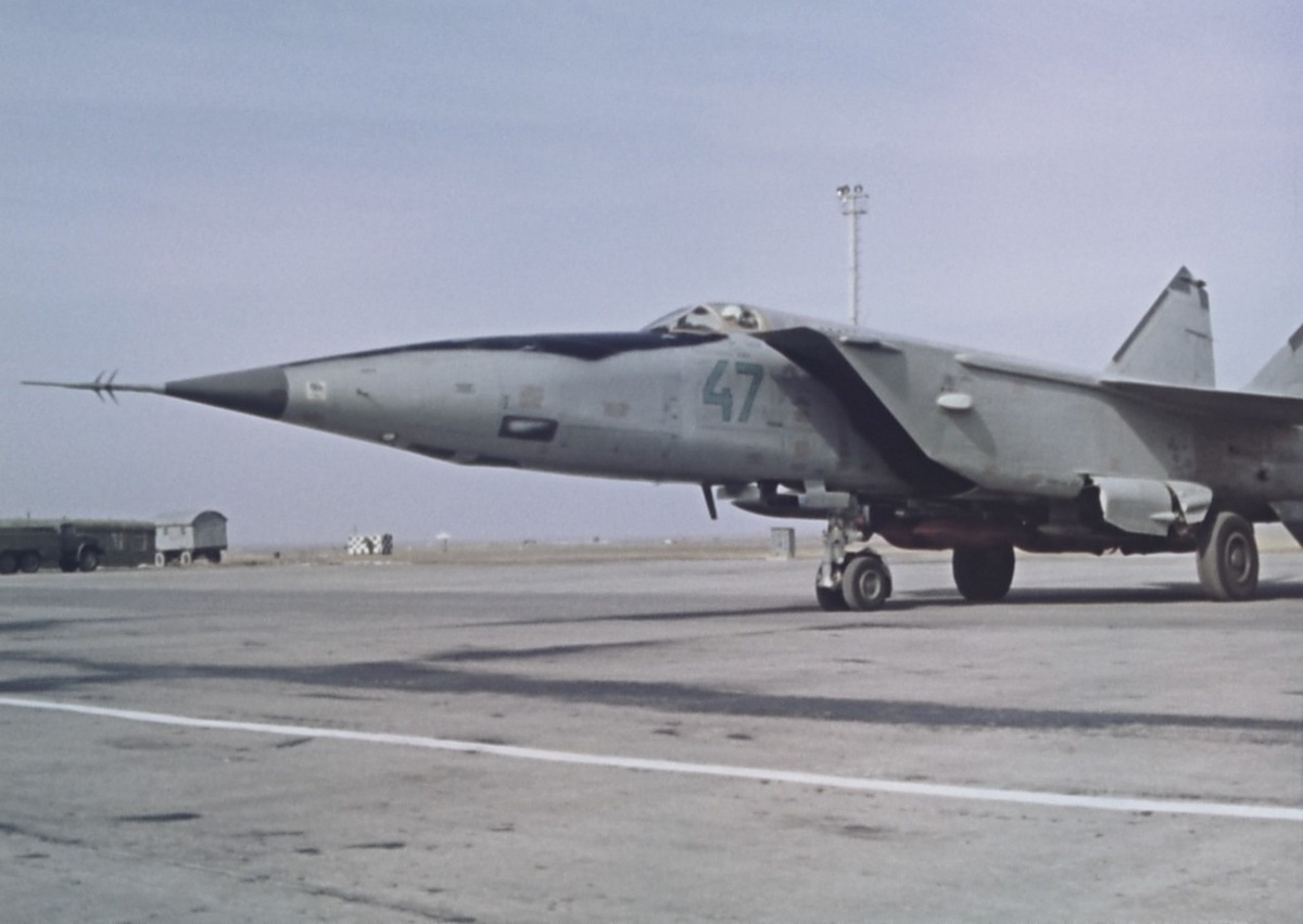 МиГ-25БМ борт 47 на вылете. Фото из архива музея КБ Микояна