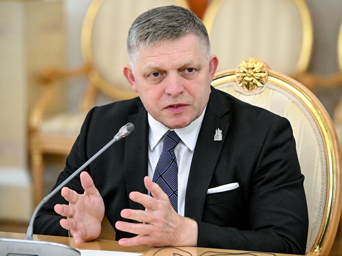    Председатель правительства Словакии Роберт Фицо© Фотохост-агентство РИА Новости