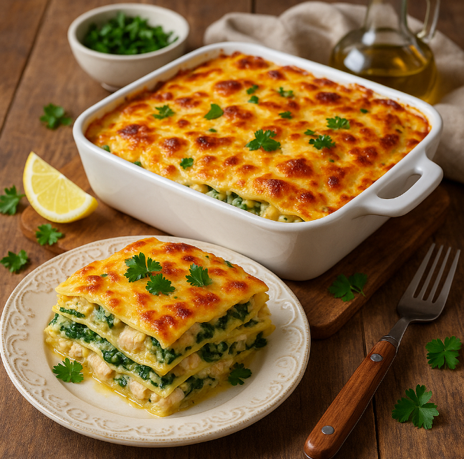 Рыбная лазанья рецепты от Дарики