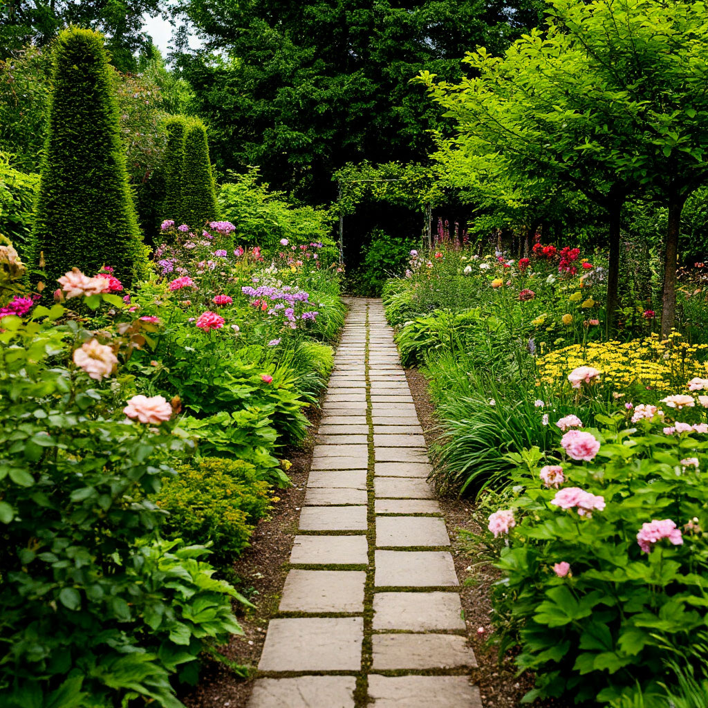 С сорняками между плитками на садовой дорожке нужно обязательно бороться