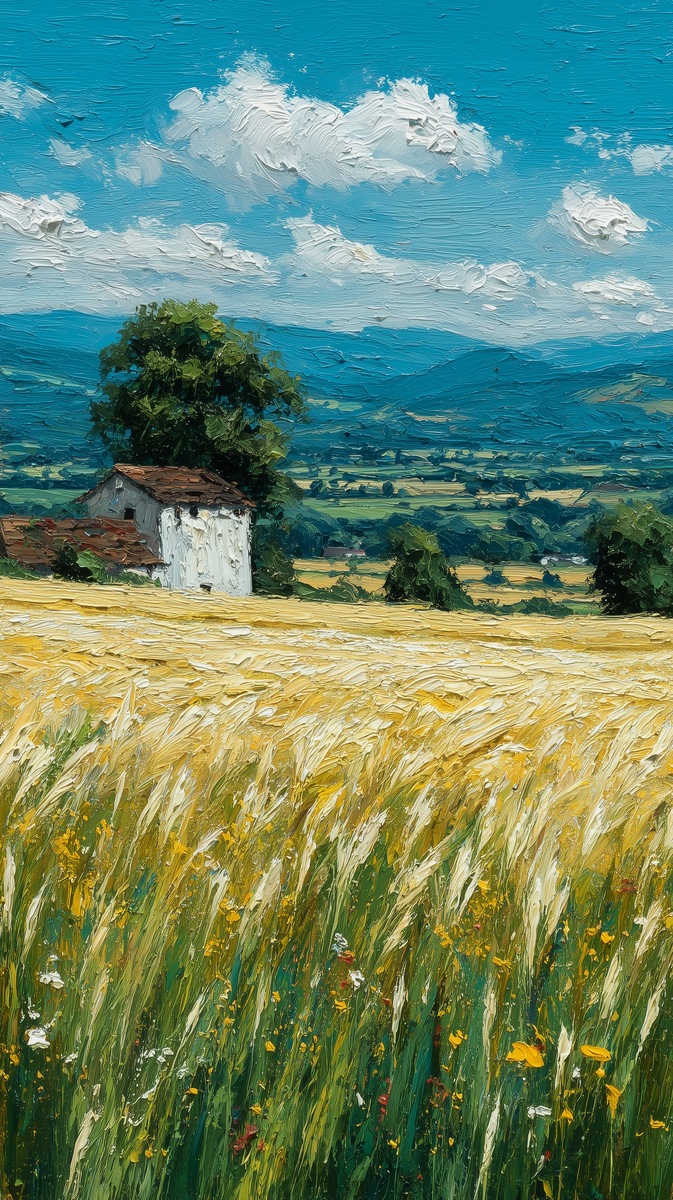 Ветер в золотых колосьях