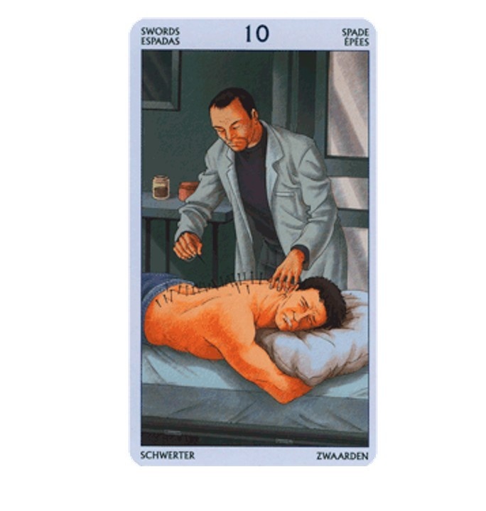 10 мечей в Таро 78 Дверей