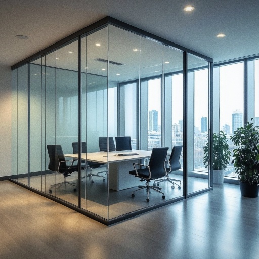 Офисные стеклянные перегородки отличный выбор для зонирования пространства