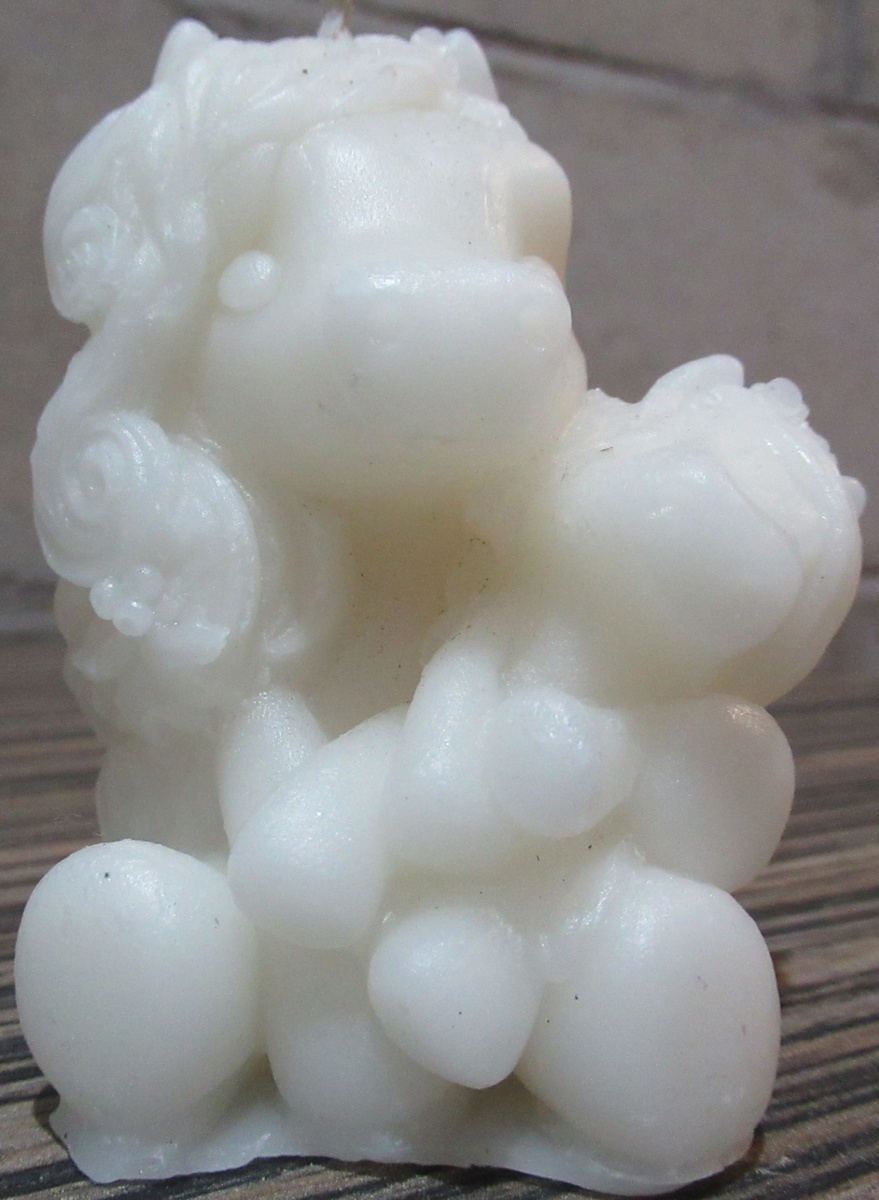 Фото из собственного архива. Лошадь с жеребенком. Парафин.