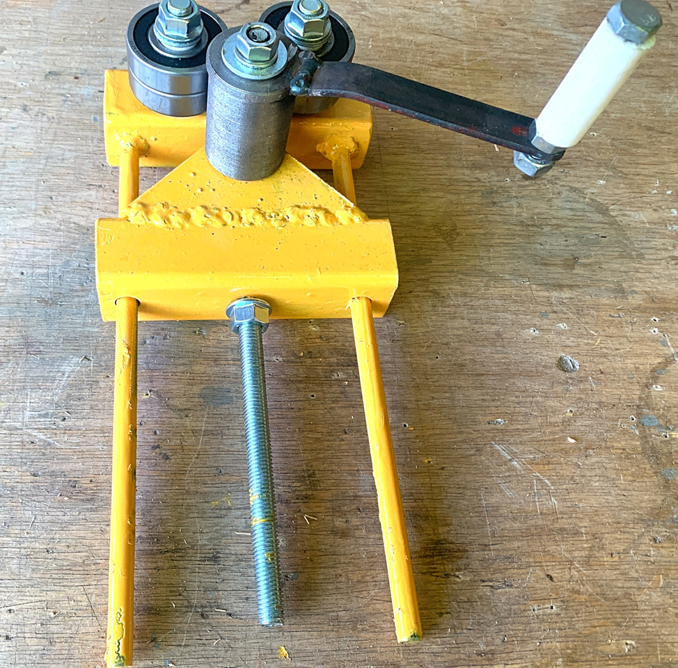 Станок для гибки полосы - сделай сам