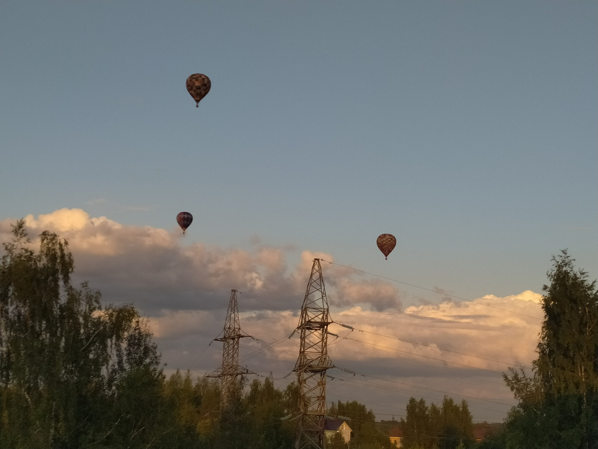 Вечер на окраине Костромы