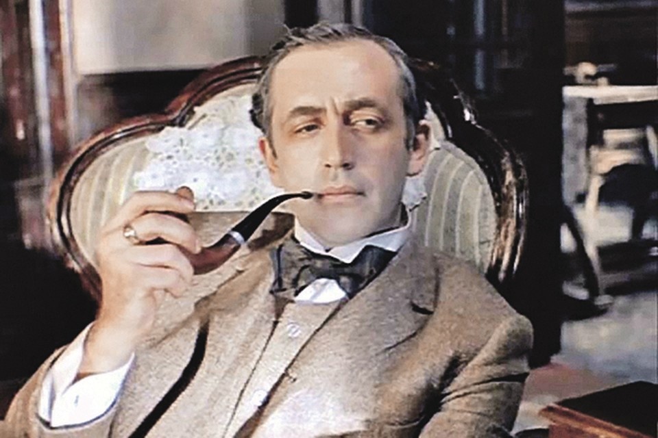    Ливанов - это Ливанов. Своим непредсказуемым характером, неуживчивостью и в особенности громовым голосом он напоминает Маяковского. Фото: Кадр из телесериала «Приключения Шерлока Холмса и доктора Ватсона»