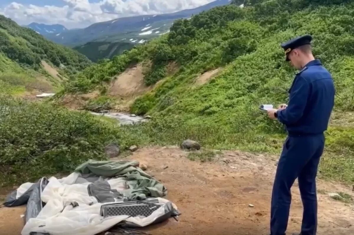    Опубликованы кадры с места ЧП, где медведь напал на туристку на Камчатке