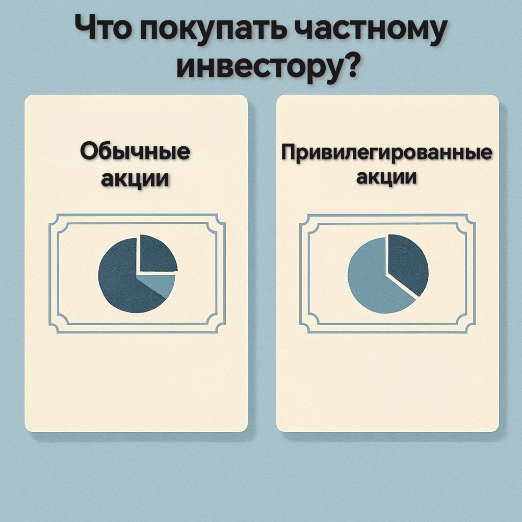Привилегированные и обычные акции