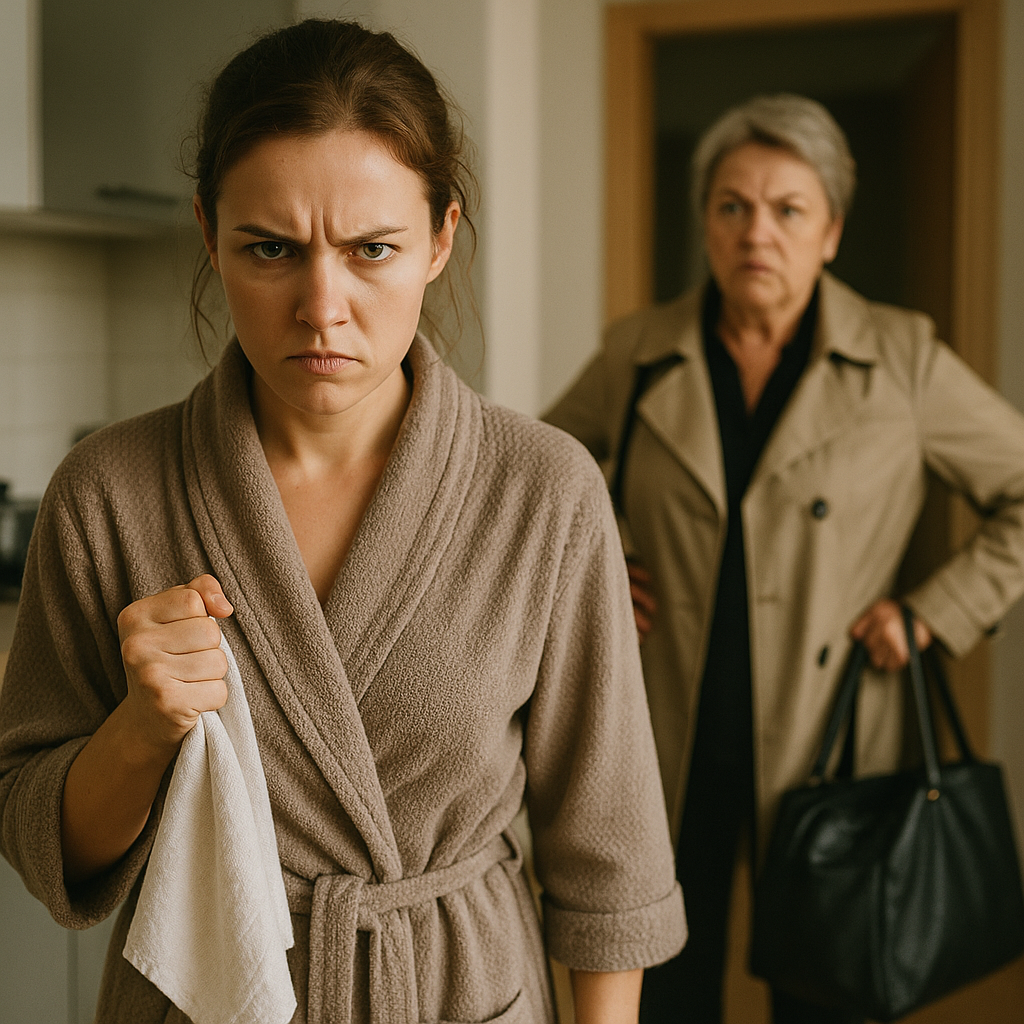 – Я мать твоего мужа! Ты не смеешь перечить! – кричала она