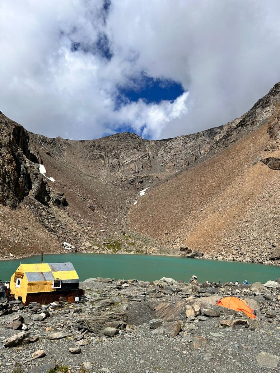 Голубое озеро