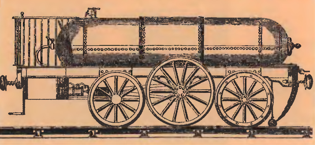 Картинки Яндекса. Пневмолокомотив Андро. 1844 г.