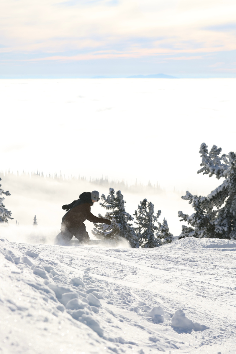 Шерегеш - сноубордист 