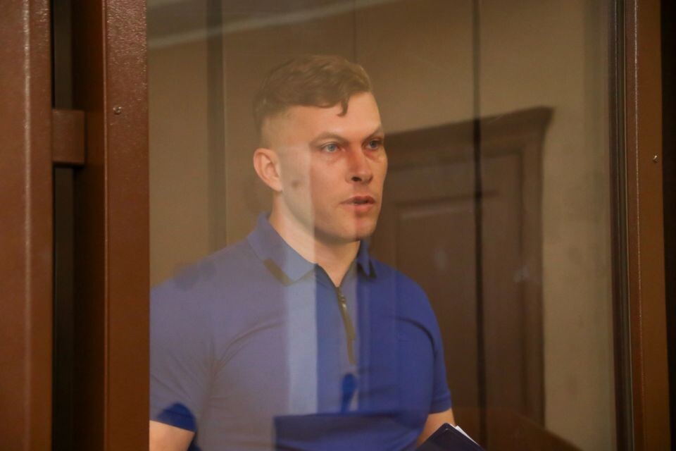    Антон Шеломенцев в суде. Источник: Виталий Барабаш