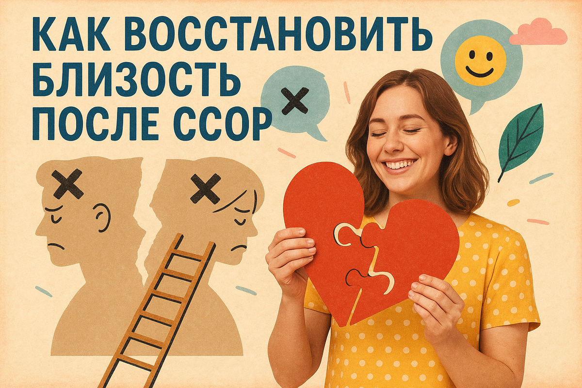 Как восстановить близость после ссор

