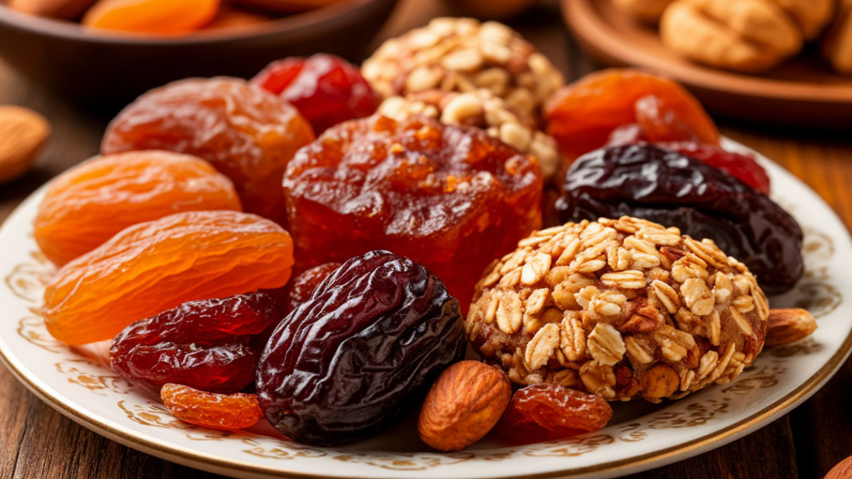 Конфеты из сухофруктов и орехов: полезные сладости за 10 минут! 🍫✨