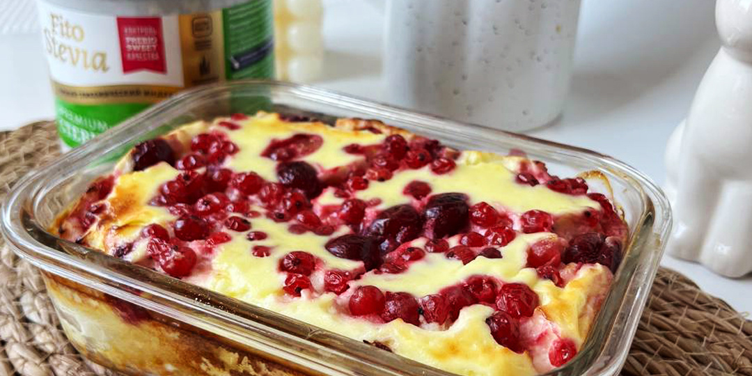 Белковая запеканка без сахара и муки — просто, вкусно и полезно! 🍓
