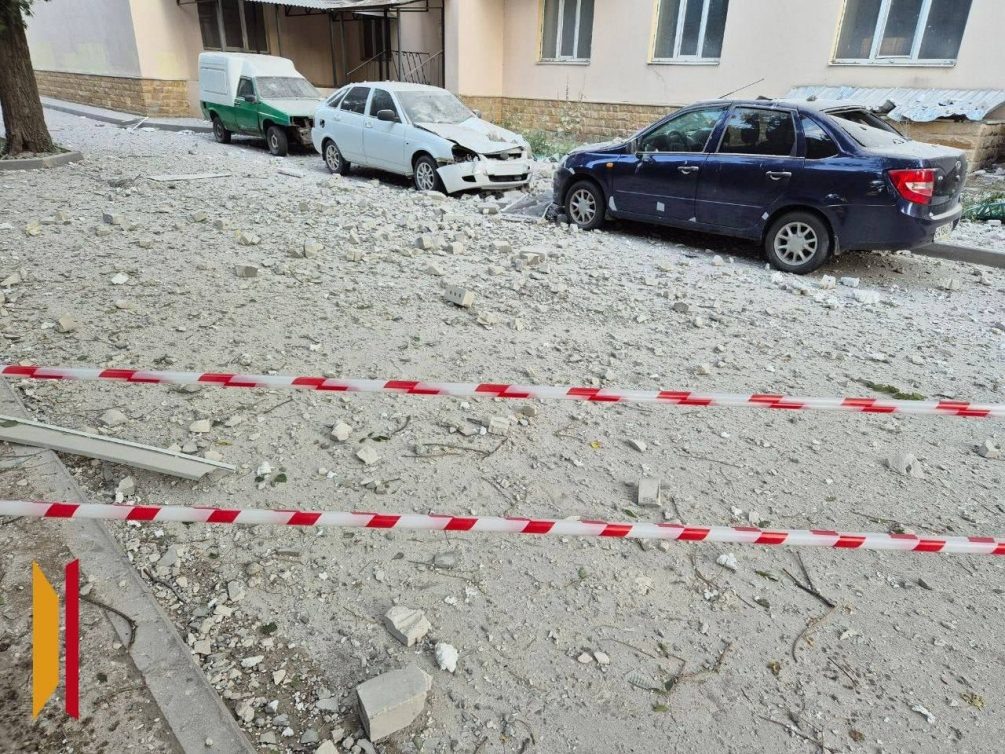   Последствия удара БПЛА по Воронежу 17 июля. Фото: соцсети