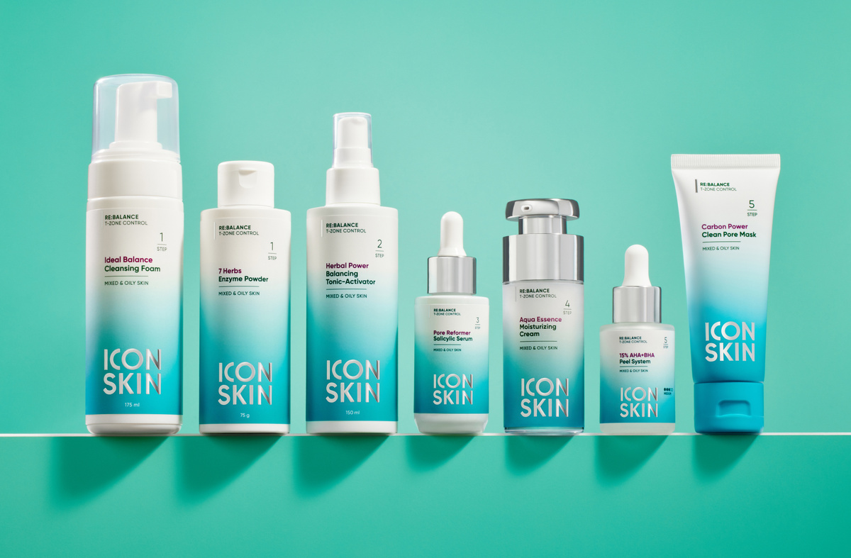 ICON SKIN RE:BALANCE - идеальная система ухода за кожей жирного и комбинированного типа