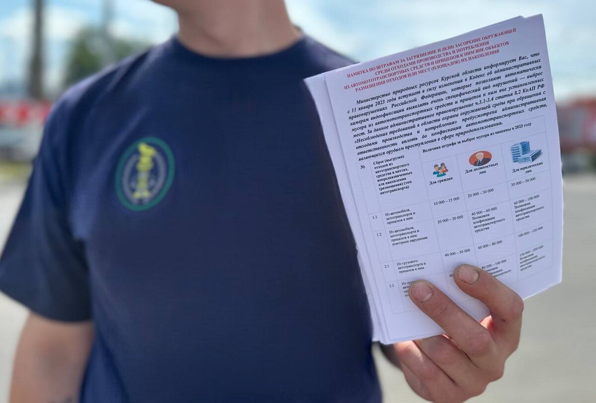    В Курске пресекают несанкционированную разгрузку мусора