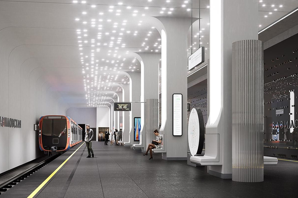 Станция "Вавиловская".  Источник: stroi.mos.ru