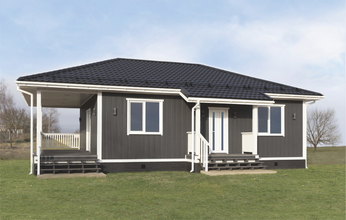 Отделка каркасного дома сайдингом