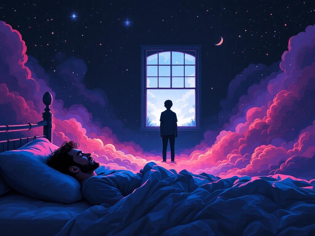    К чему такое снится: Женщина стоит в тёмном пространстве, оглядываясь вокруг в поисках. Она обнаруживает перед собой светлое окно. В окне появляется силуэт мальчика, который смотрит на н