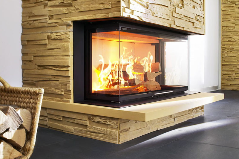 Установка каминной топки