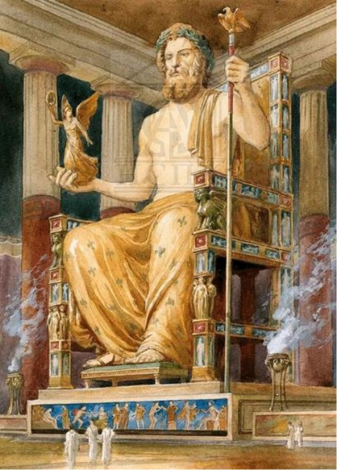 Статуя Зевса. Фидий. Олимпия, Греция