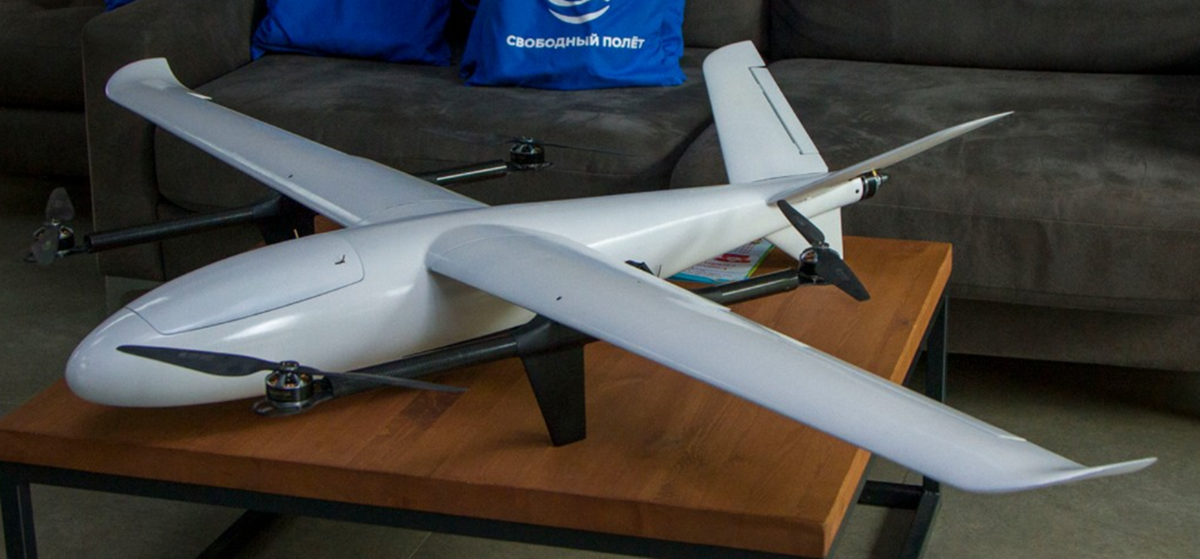 Так выглядит БПЛА типа VTOL, разработанный компанией Романа Шеховцова