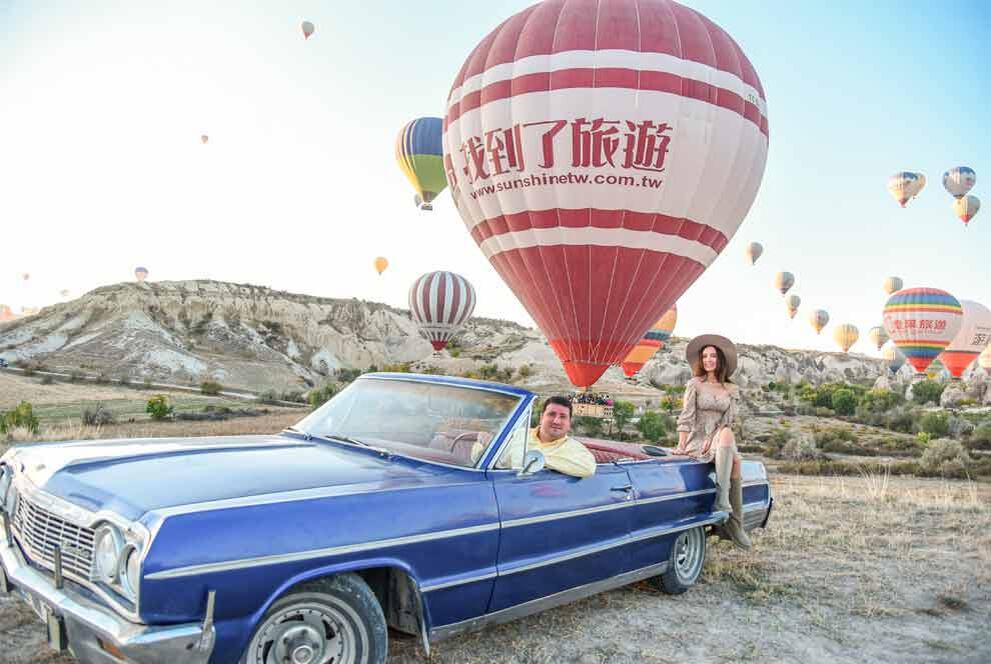 Ретро автомобили в Каппадокии для фотосессий