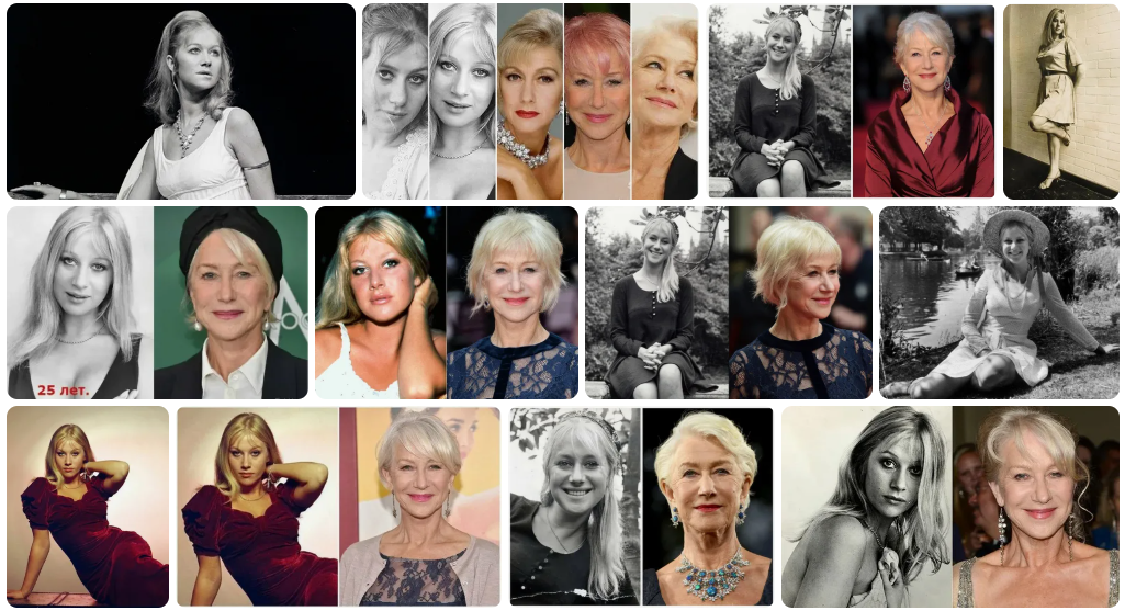 Елена Миронова в молодости и сейчас