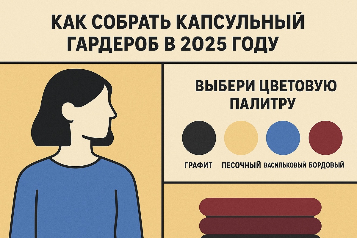 Капсульный гардероб 2025: как одеваться стильно и тратить меньше