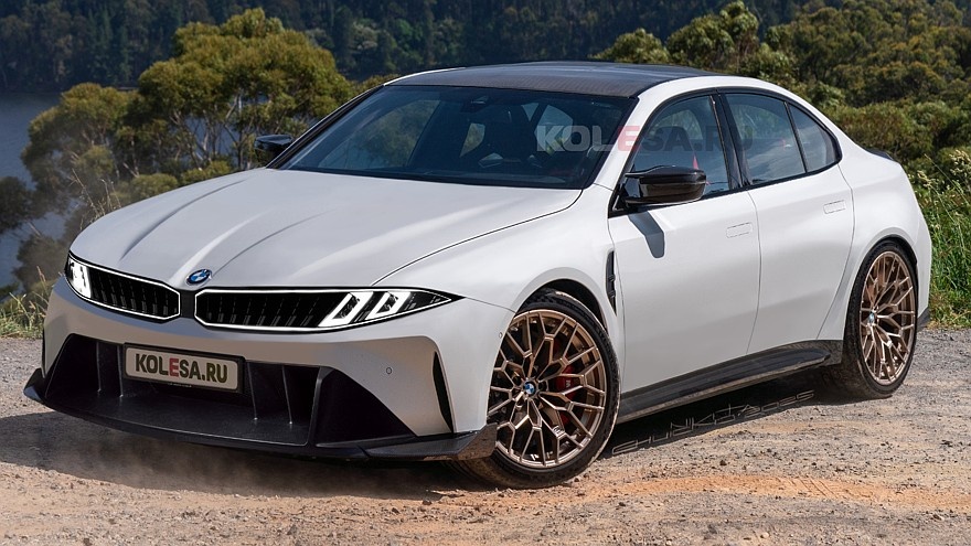    Рендер новой BMW M3 (G84)