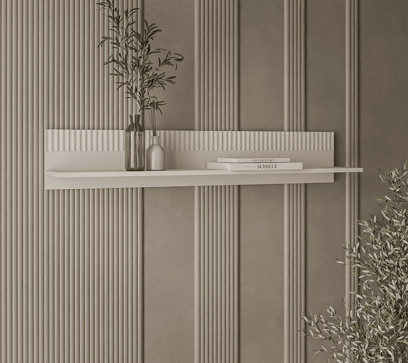 Полка навесная Vinati персидский жемчуг/амарок