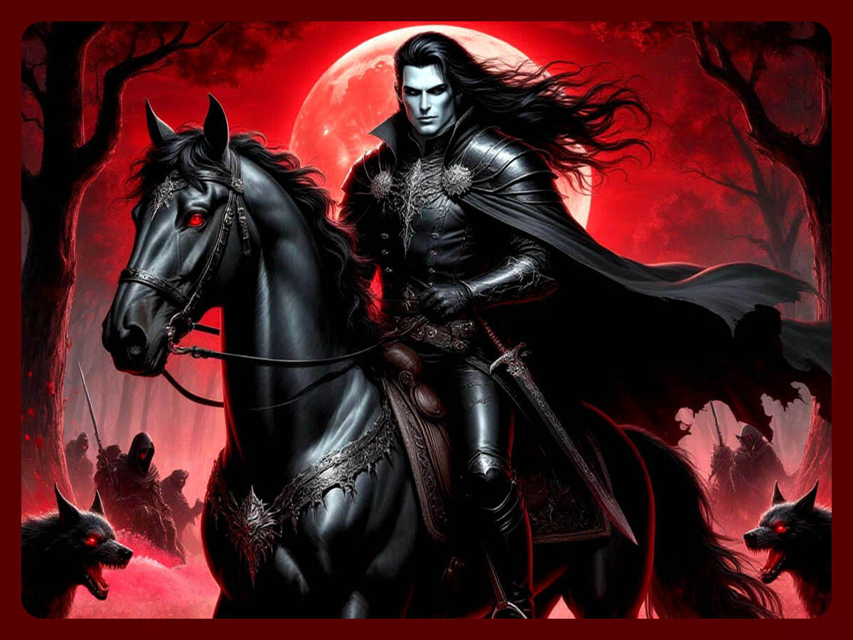 Эрлкинг и его Дикая Охота из цикла «Позолота» Мариссы Мейер (арт).